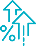 Arrows-percentage