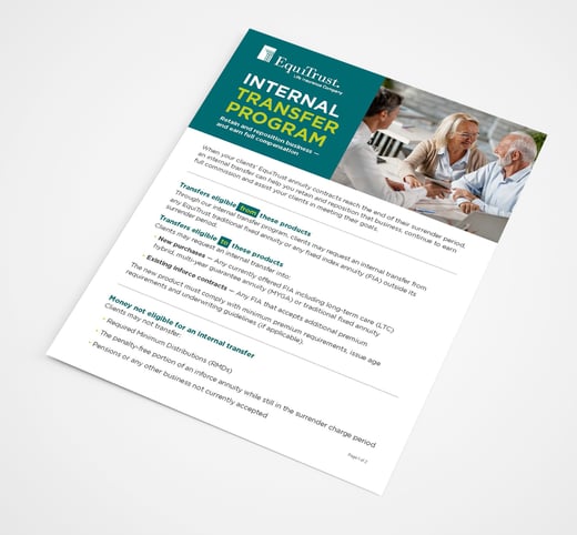 Internal Transfer Program flyer